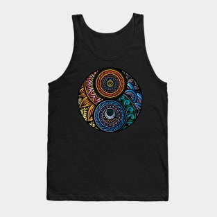 TRIPPY YINYANG MANDALA Tank Top